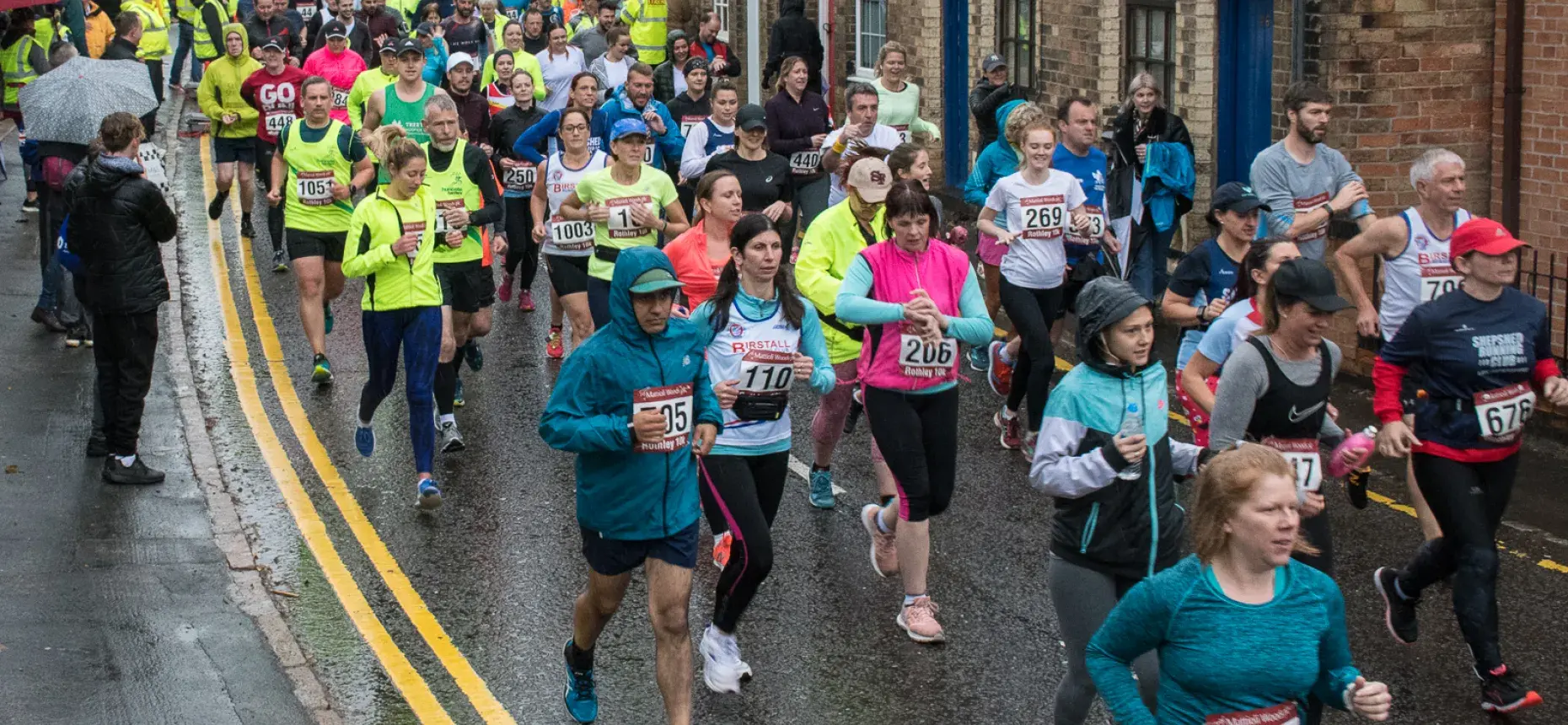RUNNERS BATTLE WIND AND RAIN TO TAKE ON ROTHLEY 10K