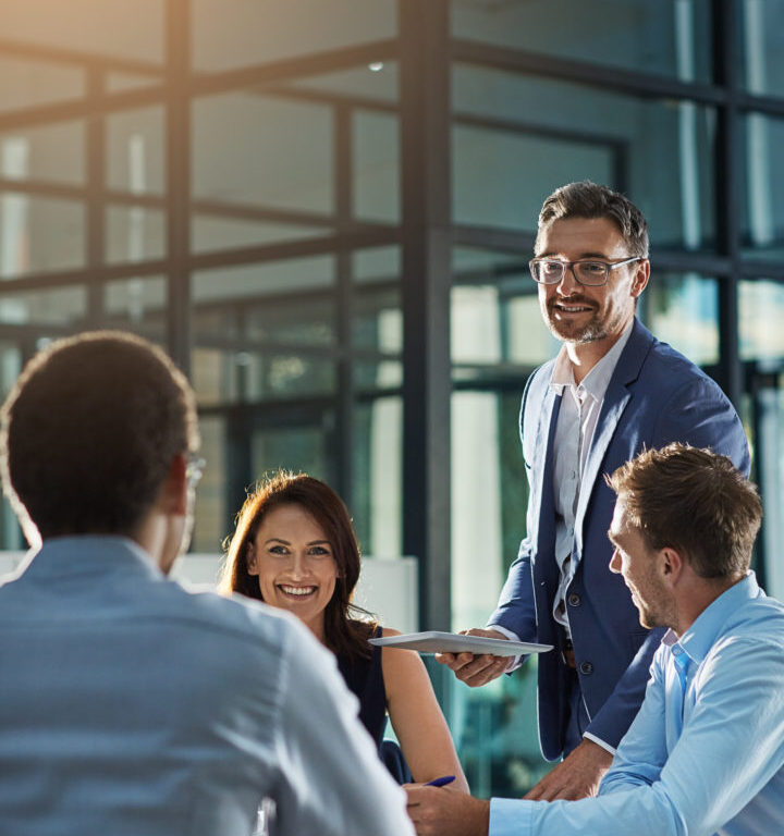 group of accountants working together
