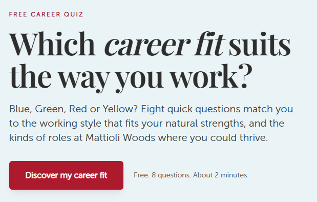 What career fit are you?