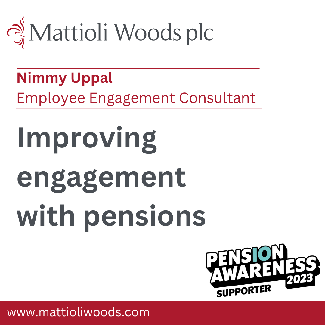 Improving engagement with pensions