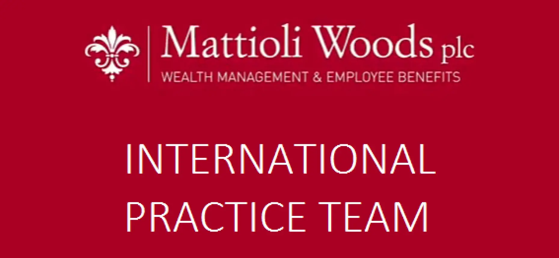 mattioli woods international practice team