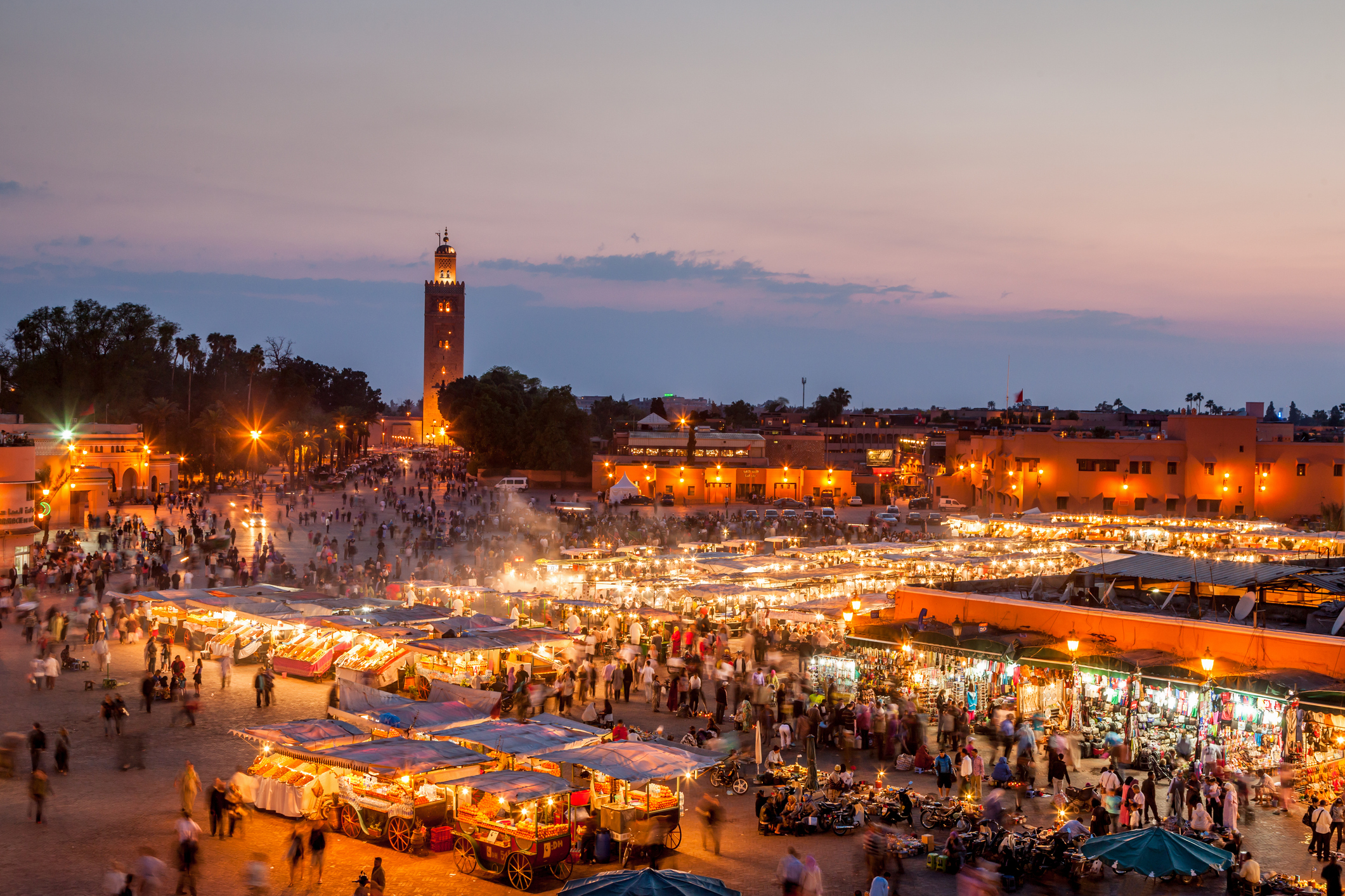 Sunset in Marrakech